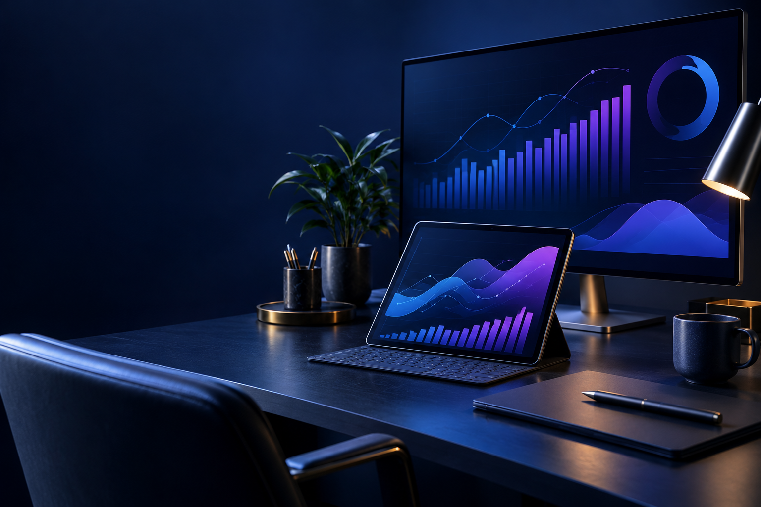 Visuele impressie van digitale applicaties en consultancy